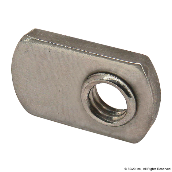 3676 - 10-32 Slide-in Economy T-Nut - Offset Thread