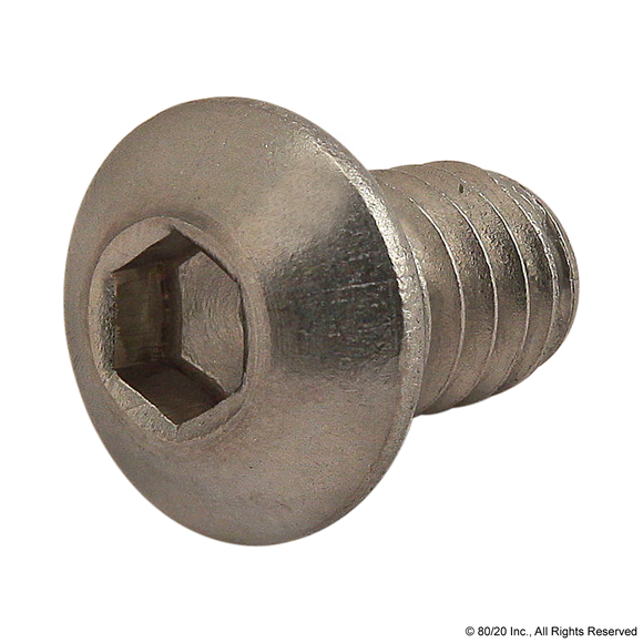 3688 - 1/4-20 x .375" Button Head Socket Cap Screw (BHSCS)
