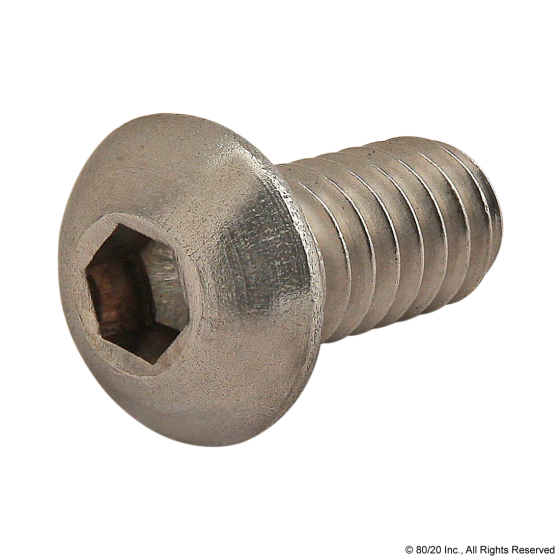 3690 - 1/4-20 x .500" Button Head Socket Cap Screw (BHSCS)