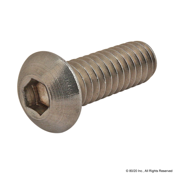 3692 - 1/4-20 x .750" Button Head Socket Cap Screw (BHSCS)