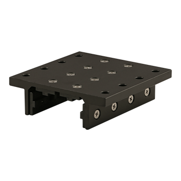 25-6724-BLACK -  25 Series 4 Slot Mount - Double Flange Long Standard Linear Bearing