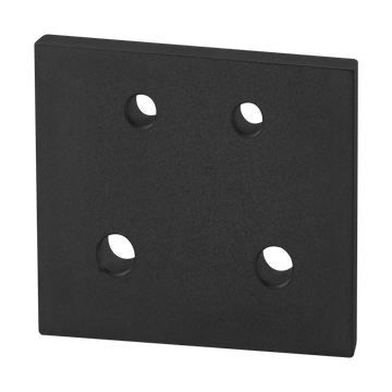 4515-BLACK -  10 to 15 Series 4 Hole - Rectangular Transition Flat Plate