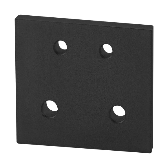 4515-BLACK -  10 to 15 Series 4 Hole - Rectangular Transition Flat Plate