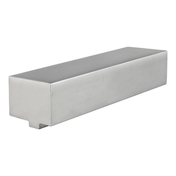 40-8566-4M -  PANEL MOUNT BLOCK PROFILE-MILLFINISH 4M BAR