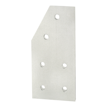 40-4362 -  40 Series 6 Hole - 60 Degree Angled Flat Plate