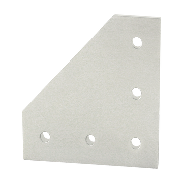 45-4351 -  45 Series 5 Hole - 90 Degree Angled Flat Plate