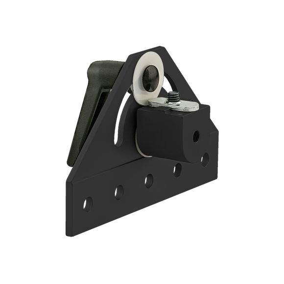 25-4051-BLACK -  25 Series 180 Degree Pivot Bracket Assembly with "L" Handle