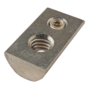 3605 -  1/4-20 Roll-In T-Nut with Set Screw