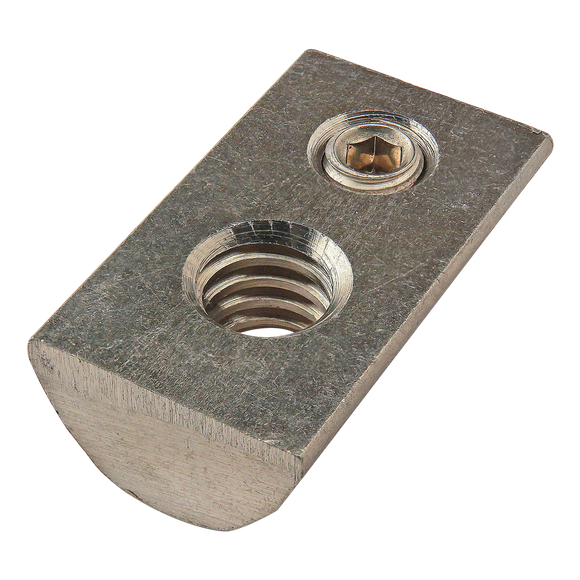3605 -  1/4-20 Roll-In T-Nut with Set Screw