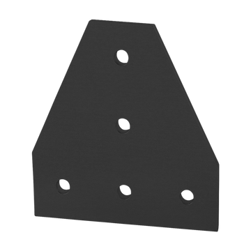 30-4340-BLACK -  30 Series 5 Hole - Tee Flat Plate