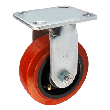 2709 -  Heavy-Duty Flange Mount Rigid Caster: 5.00"