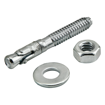 2904 -  Wedge Floor Anchor: 1/4-20 x 1.750"