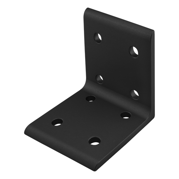 4304-BLACK -  15 Series 8 Hole - Inside Corner Bracket