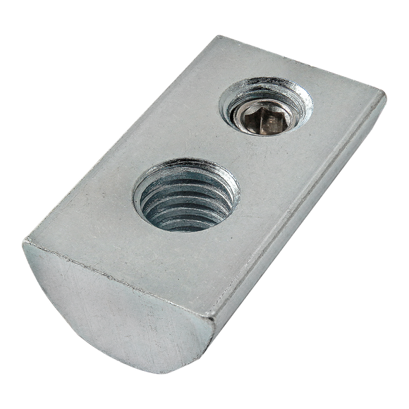 3898 -  M6 Roll-In T-Nut with Set Screw