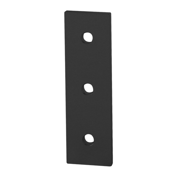 30-4306-BLACK -  30 Series 3 Hole - Straight Flat Plate