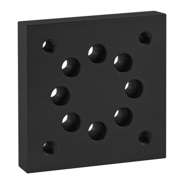 40-2409-BLACK -  40 Series Leveling Caster Base Plate