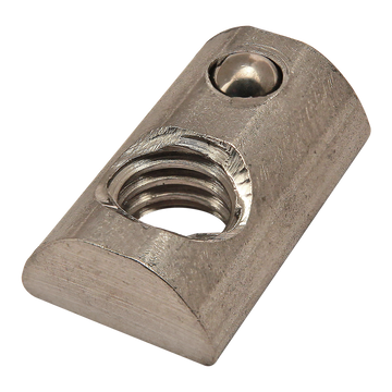 3668 -  M6 Roll-In T-Nut with Ball Spring