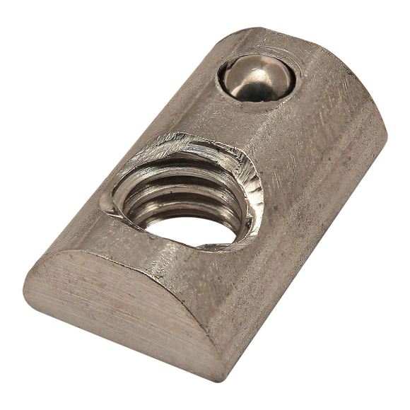3668 -  M6 Roll-In T-Nut with Ball Spring