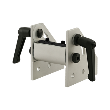 4124 -  10 Series 90 Degree Wide Double Pivot Bracket Assembly with "L" Handles
