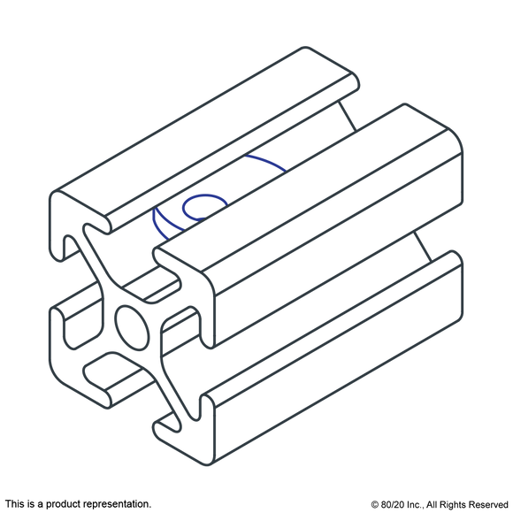 40-1981 - 40 S M8 X 1.25 Economy T-nut - Offset Thread