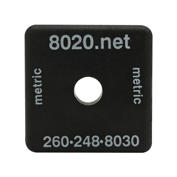 40-2030 - 40-4040 End Cap Black w/ Push-In