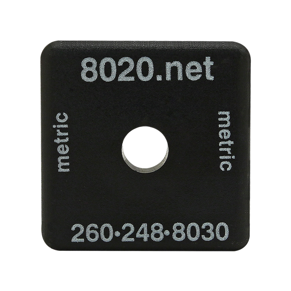 40-2030 - 40-4040 End Cap Black w/ Push-In