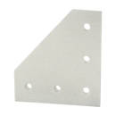 40-4351 - 40 Series 5 Hole - 90 Degree Angled Flat Plate-1