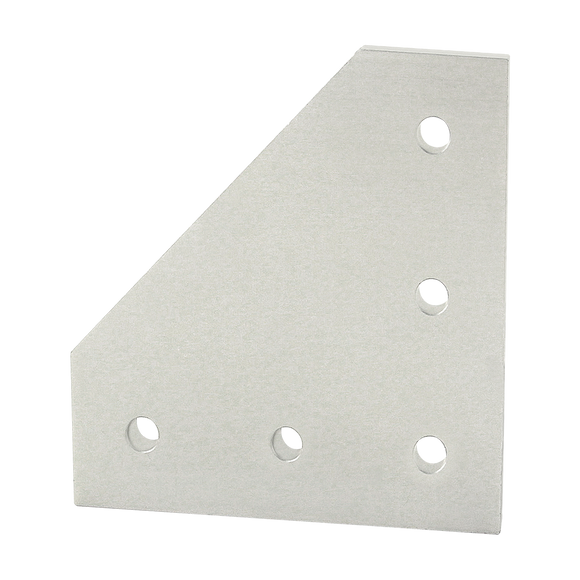 40-4351 - 40 Series 5 Hole - 90 Degree Angled Flat Plate