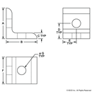4119-BLACK - 10 Series 2 Hole - Inside Corner Bracket-3