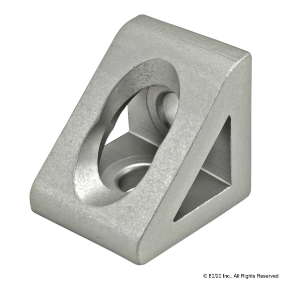 4132 -10 Series 2 Hole - Gusseted Inside Corner Bracket