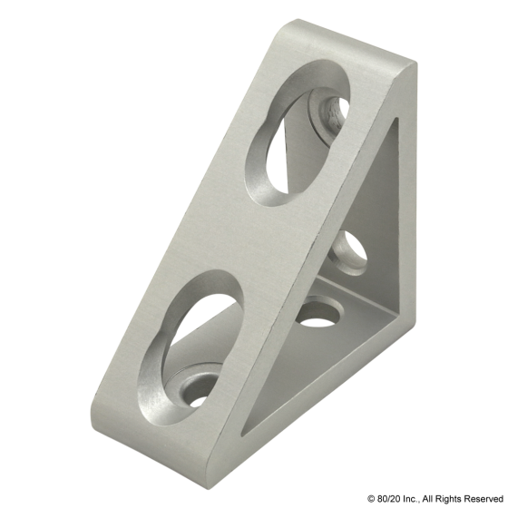 4136 - 10 Series 4 Hole - Tall Gusseted Inside Corner Bracket