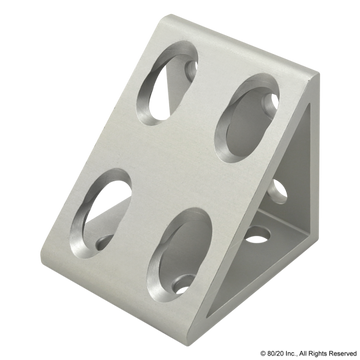 4138 - 10 Series 8 Hole - Gusseted Inside Corner Bracket