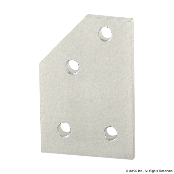 4145 - 10 Series 4 Hole - 45 Degree Angled Flat Plate