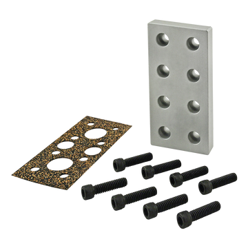 2448 -  10 Series 8-Hole Pressure Manifold Stopper Plate