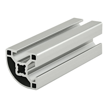 30-3022-6.05M -  30mm x 30mm QUARTER ROUND T-SLOTTED EXTRUSION