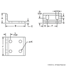 4285 - 15 Series 6 Hole - Slotted Inside Corner Bracket-2