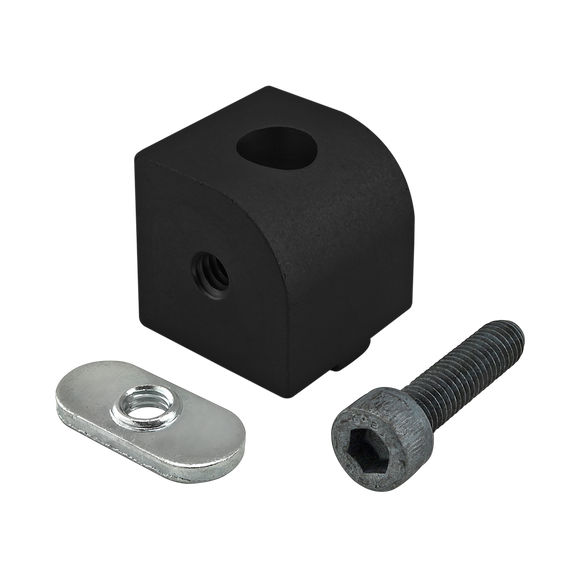 25-4025-BLACK -  25 Series 0 Degree Dynamic Right Angle Pivot Nub