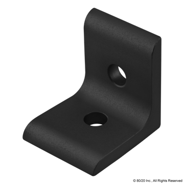 4302-BLACK - 15 Series 2 Hole - Inside Corner Bracket