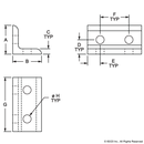 4303 - 15 Series 4 Hole - Wide Inside Corner Bracket-2