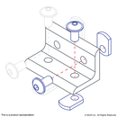 4303 - 15 Series 4 Hole - Wide Inside Corner Bracket-3