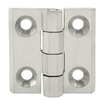 12094 -  10 &amp; 25 Series 4 Hole - Standard Stainless Steel Hinge