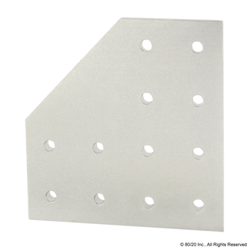 4328 - 15 Series 12 Hole - 90 Degree Angled Flat Plate