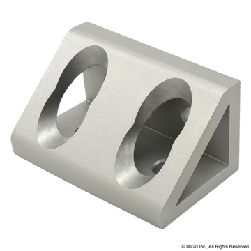 40-4334 - 40 Series 4 Hole - Wide Gusseted Inside Corner Bracket