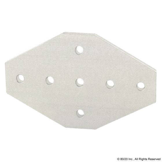 4335 - 15 Series & Ready Tube 7 Hole - Cross Flat Plate