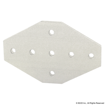 4335 - 15 Series & Ready Tube 7 Hole - Cross Flat Plate