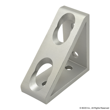 4336 -15 Series & Ready Tube 4 Hole - Tall Gusseted Inside Corner Bracket