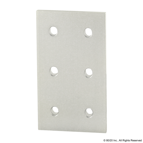 4366 - 15 Series 6 Hole - Rectangular Flat Plate