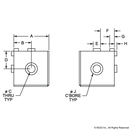 4442 - 15 Series 3 Way - Squared Corner Connector-2