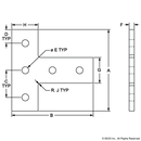 4480 - 15 Series 5 Hole - "T" Flat Plate-2