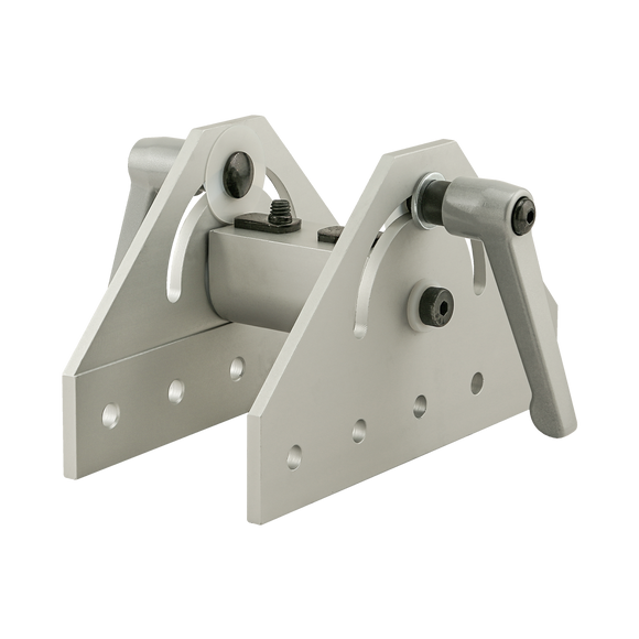 4455 -  15 Series 180 Degree Wide Double Pivot Bracket Assembly with "L" Handle